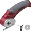 Cordless Electric Scissors 4V Rechargeable Box Cutter for Cardboard Fabric Leather with Safety Lock