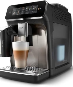 Alternative view of Philips Series 3300 Fully Automatic Espresso Coffee Machine - 6 Hot & Iced Drinks, LatteGo Milk System, 40% Quieter SilentBrew, Ceramic Grinder, Aquaclean Filter, Glossy Black (EP3341/50)