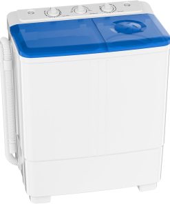 Auertech Portable Washing Machine 28lb Twin Tub Washing Machine Mini Compact Washing Machine with Drain Pump