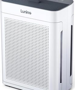 Air Purifiers for Home Large Room up to 3000sq.ft, LUNINO HEPA Double-Sided Air Purifier with Washable Filter, PM 2.5 Display Air Quality Sensors, Air Cleaner for Pets Hair, Odor, Dust, Smoke, Pollen