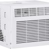GE Window Air Conditioner Unit, 6,000 BTU for Small Rooms up to 250 sq ft. with Adjustable Fan and Cooling Settings, Perfect for Small Bedroom or Living Room, Easy Install Kit Included, White
