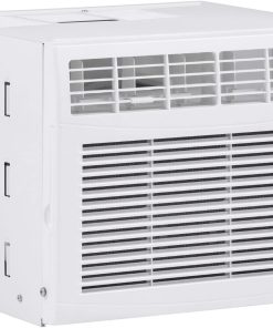 GE Window Air Conditioner Unit, 6,000 BTU for Small Rooms up to 250 sq ft. with Adjustable Fan and Cooling Settings, Perfect for Small Bedroom or Living Room, Easy Install Kit Included, White