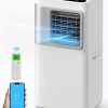 Portable-Air-Conditioners-16,000-Btu - AC Unit 5 in 1 Wifi Smart Air Conditioner with APP, Fan & Dehumidifier, Remote, 24H, Window Kits Included Drainage-free Cooling for Large Room Indoor