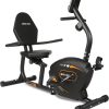JEEKEE Recumbent Exercise Bike for Adults Seniors - Indoor Magnetic Cycling Fitness Equipment for Home Workout Black