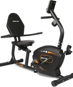 JEEKEE Recumbent Exercise Bike for Adults Seniors - Indoor Magnetic Cycling Fitness Equipment for Home Workout Black