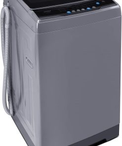 Comfee Portable Washing Machine 0.9 Cubic Feet Compact Washing Machine with LED Display 2 Built-in Drums Space Saving Fully Automatic Washing Machine