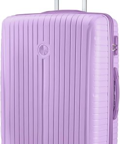 Alternative view of 5-piece PP hardshell lightweight travel carry-on luggage set with dual spinner wheels and TSA lock