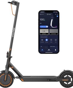 Electric Scooter, 350W/500W Powerful Motor, 8.5"/10" Solid Tires, 19/22Mph, 28/21/12 Miles Range,Dual Braking