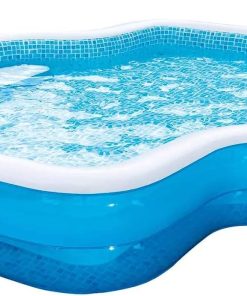 Members Mark Elegant Family Pool 10 Feet Long 2 Inflatable Seats with Backrests. New Version