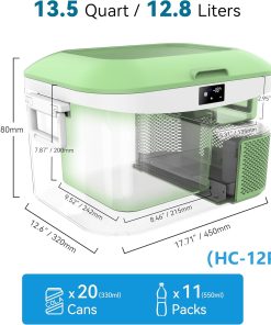 Alternative view of Car Fridge Portable 12 Volt Refrigerator 23 Quart (22 Liter) Freezer Compressor Cooler 12V/24V DC