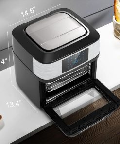 Alternative view of Air Fryer Oven Large 20 QT, 10-in-1 Toaster Oven Air Fryer Combo with Window for Family, Airfryer Oven with Rotisserie, 3 Dehydrating Racks, ETL Certified