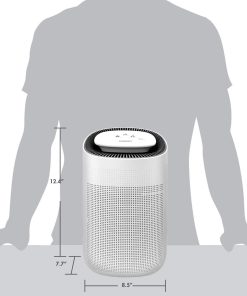 Alternative view of Sorbi 1000ml Air Dehumidifier w/Purifying Function, True HEPA Filter, Auto Shutoff, Touch Control Adjustable Air Speed, Ultra-Quiet, Ideal for Closets & Bathrooms