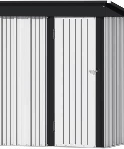 Devoko Outdoor Storage Shed 5 x 3 FT Lockable Metal Garden Shed Steel Anti-Corrosion Storage House with Single Lockable Door for Backyard Outdoor Patio