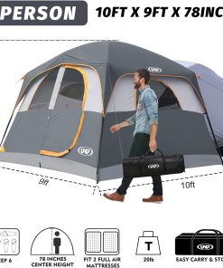 Alternative view of SUV Tent for Camping, 6-Person SUV Tailgate Tent - Easy Set Up with Rainfly, 10'x9'x78in(H)