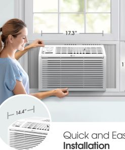 Alternative view of LG 5000 BTU Window Air Conditioners [2023 New] Easy Mechanical Control Ultra-Quiet Compact-size Cools Washable Filter 150 Sq.Ft. for Small Room AC Unit air conditioner Easy Installation
