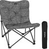Butterfly chair, extra large thick comfortable camping chair, portable folding chair, 400 lb heavy duty seat