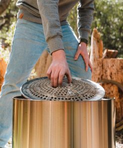 Alternative view of Solo Stove Bonfire 2.0 with Stand, 19.5 Inch Smokeless Fire Pit with Removable Ash Pan - Portable Outdoor Fire Pit - Stainless Steel Wood Burning Fireplace, Ideal for 4-6 People, 21.75 lbs