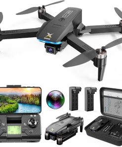 GPS Drones with Camera for Adults 4K, Brushless Motor FPV RC Quadcopter with Auto Return, Follow Me, Headless Mode, 50 Mins Long Flight, Lightweight and Foldable Drone for Beginner