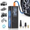 Tire Inflator Portable Air Compressor, 180PSI Portable Air Compressor with with LED Light, 25000mAh & 3X Faster Inflation Air Pump for Car, Bike, Motorcycle, Ball and more