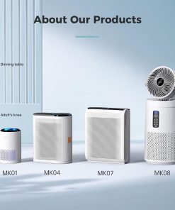 Alternative view of AROEVE Air Purifiers for Home Large Room Up to 1095 Sq.Ft Coverage with Air Quality Sensors Impressive Filter Layer with Auto Function for Home, Bedroom, MK04- White(Available for California)