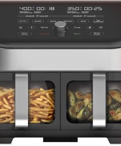 Instant Pot Vortex Plus 6QT Air Fryer with Odor Erase Technology,6-in-1 Functions that Crisps,Roasts, Broils,Dehydrates, Bakes & Reheats, 100+In-App Recipes, from the Makers of Instant Pot,1700W,Black