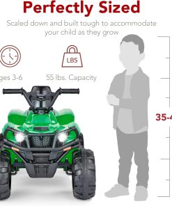 Alternative view of Best Choice Products 12V Kids Ride-On Electric ATV, 4-Wheeler Quad Car Toy w/Bluetooth Audio, 2.4mph Max Speed, Treaded Tires, LED Headlights, Radio