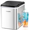 EUHOMY Nugget Ice Maker Countertop, Ready in 8 Mins, 35lbs/24H, Self-Cleaning, Portable Ice Makers Machine with Ice Scoop & Basket, Sonic Ice Maker with Chewable Pellet Ice for Home/Party/RV/Camping