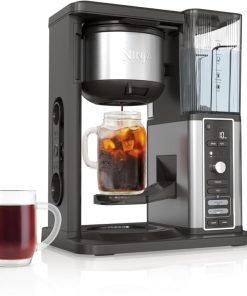 Ninja Hot & Iced XL Coffee Maker with Rapid Cold Brew, 4 Brew Styles, 8 Sizes Small Cup to Travel Mug, Single-Serve Coffee Brewer, 12-Cup Carafe, Permanent Filter, Removable Reservoir, Black, CM371