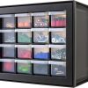 IRIS USA Screw Tool Organizer Small Parts Cabinet Chest Electronics Nuts Bolts Storage Drawers