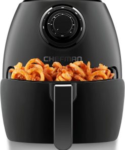Alternative view of CHEFMAN Multifunctional Digital Air Fryer+ Rotisserie, Dehydrator, Convection Oven, 17 Touch Screen Presets Fry, Roast, Dehydrate, Bake, XL 10L Family Size, Auto Shutoff, Large Easy-View Window, Black