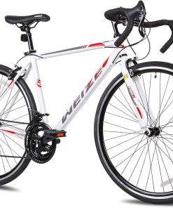 WEIZE Road Bike, 700C Wheel City Commuter Bicycle, Shimano 14 Speed Drop Bar, Racing Adult Bike with Caliper Brakes, High-Carbon Steel Hybrid Bikes