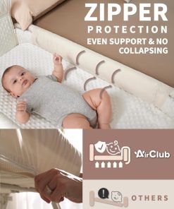 Alternative view of Bassinet Bedside Sleeper Baby Crib for Newborn Baby Bassinets Bedside Sleeper 4 Auto-Lock