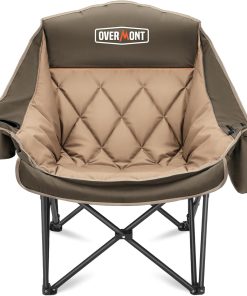 Extra Large Double Camping Chair - 2 Person Comfortable Sofa Chair Adult Loveseat - Heavy Duty Lawn Chair