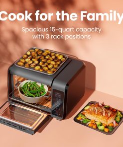 Alternative view of Chefman Air Fryer Toaster Oven Combo 15 Qt. Countertop Oven for Quick & Healthy Meals
