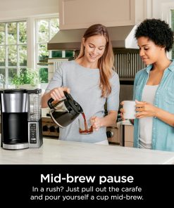 Alternative view of Ninja Programmable Coffee Brewer with 2 Brew Styles, Adjustable Warm Plate and Delay Brew