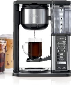 Alternative view of Ninja Hot & Iced XL Coffee Maker with Rapid Cold Brew, 4 Brew Styles, 8 Sizes Small Cup to Travel Mug, Single-Serve Coffee Brewer, 12-Cup Carafe, Permanent Filter, Removable Reservoir, Black, CM371