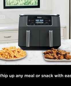 Alternative view of Ninja Foodi 6-in-1 FlexBasket Air Fryer with 7-Quart MegaZone and Basket Divider