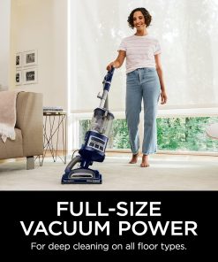 Alternative view of Upright Vacuum Navigator Lift-Away Deluxe with Large Dust Cup Capacity HEPA Filter Swivel Steering Upholstery Tool & Crevice Tool