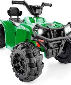 Best Choice Products 12V Kids Ride-On Electric ATV, 4-Wheeler Quad Car Toy w/Bluetooth Audio, 2.4mph Max Speed, Treaded Tires, LED Headlights, Radio