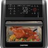 CHEFMAN ExacTemp 12-Quart Air Fryer Integrated Smart Cooking 28 Touchscreen Presets