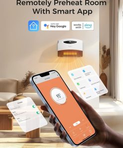 Alternative view of GiveBest Electric Wall Heater with WiFi and Remote Control, Floor or Wall Mounted Heater, Large Room Coverage, 3 Heating Modes, 1500W Fast Heating Space with Thermostat for Indoor Room Use