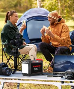 Alternative view of Portable Power Station 88Wh Camping Lithium Battery Solar Generator Fast Charging with AC Outlet 120W Peak Power Bank
