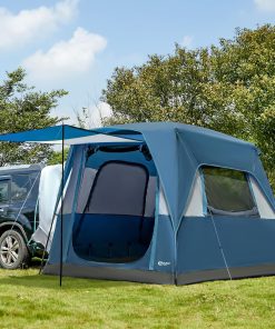 Portal 5-Person SUV Tent with Porch, 2-in-1 Car Camping Tent, Water-Resistant & Windproof, Trunk Tent with 2 Doors for Travel & Outdoor Adventures