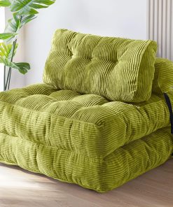 MAXYOYO Folding Sofa Bed Convertible Sleeper Chair Pillow Foldable Mattress Back Support