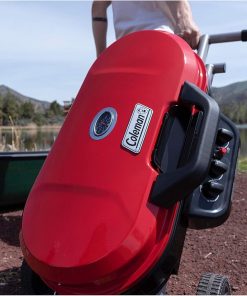 Alternative view of RoadTrip 285 Portable Stand-Up Propane Grill with 3 Adjustable Burners & Instastart Ignition, 20,000 BTUs of Power for Outdoor Cooking, Camping, Tailgating, Grilling, BBQs, & More