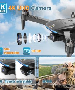Alternative view of GPS Drones with Camera for Adults 4K, Brushless Motor FPV RC Quadcopter with Auto Return, Follow Me, Headless Mode, 50 Mins Long Flight, Lightweight and Foldable Drone for Beginner