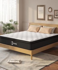 Alternative view of Queen Mattress, 12 Inch Queen Hybrid Mattress in a Box, Upgrade Individually Pocket Springs, Medium Firm, Pressure Relief, Breathable Comfort and Durable, CertiPUR-US Certified