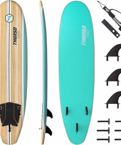 Thurso Surf 7/8 ft Soft Top Foam Beginner Surfboard for Adults and Kids Perfect Longboard for Surfing Beach Fun and Water Sports Lightweight and Durable Modern Design for All Levels of Surfers