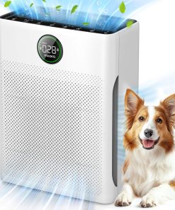 Air Purifiers for Home Large Room up to 2200sq.ft, MOOKA Air purifier for Home Pets with Washable Filter