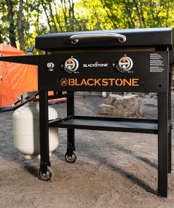 Alternative view of Blackstone 1883 Original 28 Griddle with Integrated Protective Hood Counter Height Side Shelves